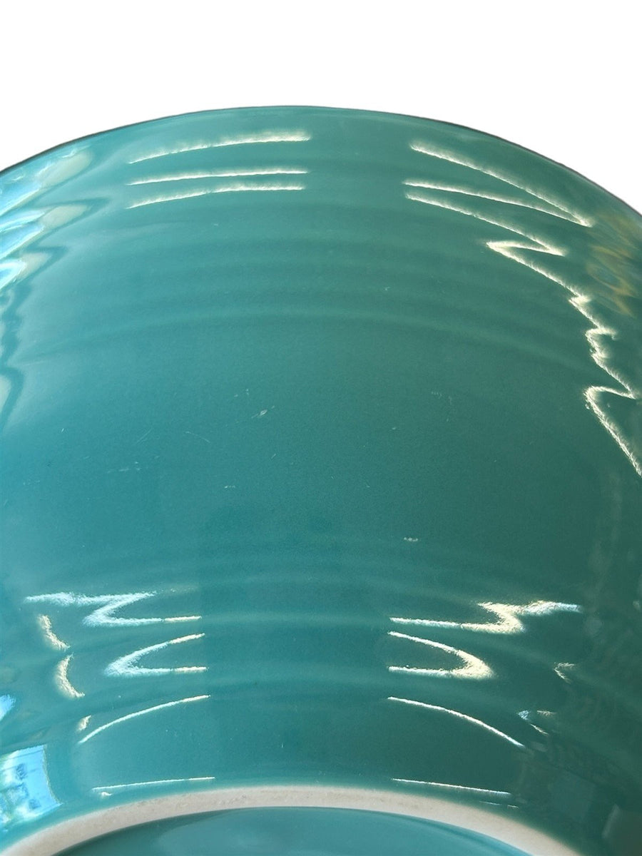 Fiesta - Turquoise Blue Small Bistro Bowl Ceramic Dish Homer Laughlin Kitchenware