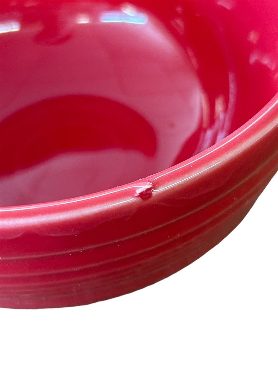 Fiesta - Scarlet Red Small Bistro Bowl Ceramic Dish Homer Laughlin Kitchenware