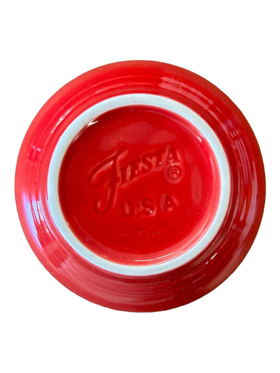 Fiesta - Scarlet Red Small Bistro Bowl Ceramic Dish Homer Laughlin Kitchenware