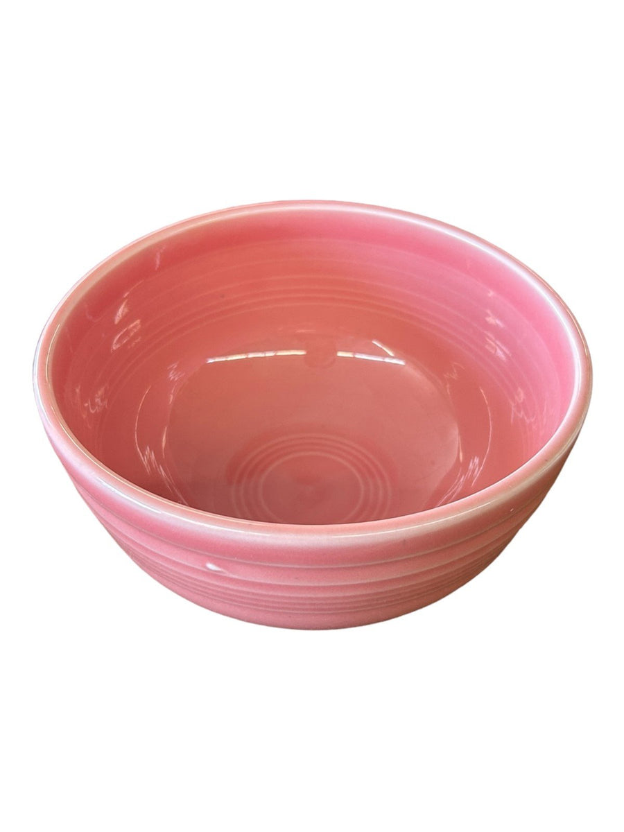 Fiesta - Peony Pink Small Bistro Bowl Ceramic Dish Homer Laughlin Kitchenware