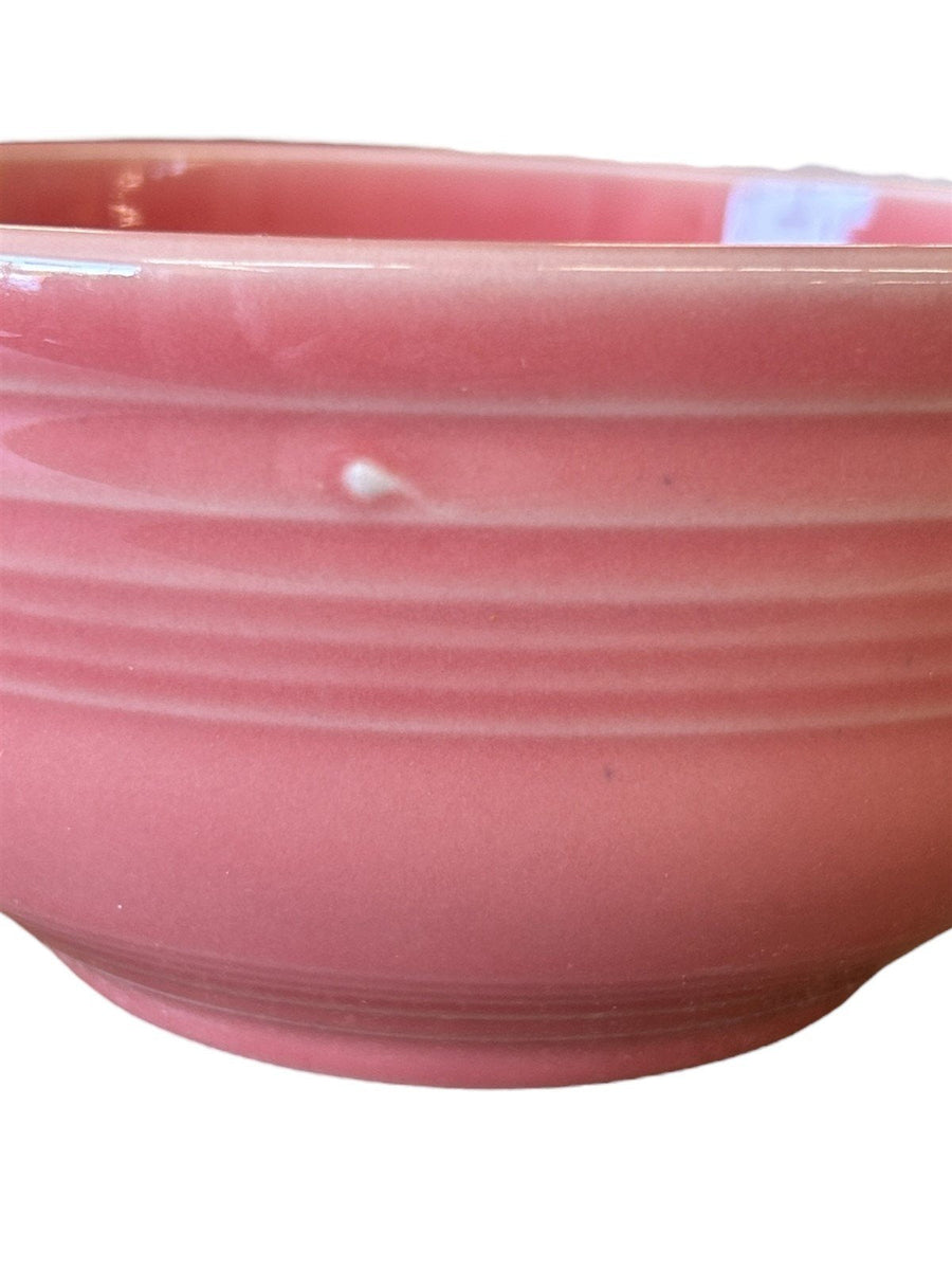 Fiesta - Peony Pink Small Bistro Bowl Ceramic Dish Homer Laughlin Kitchenware