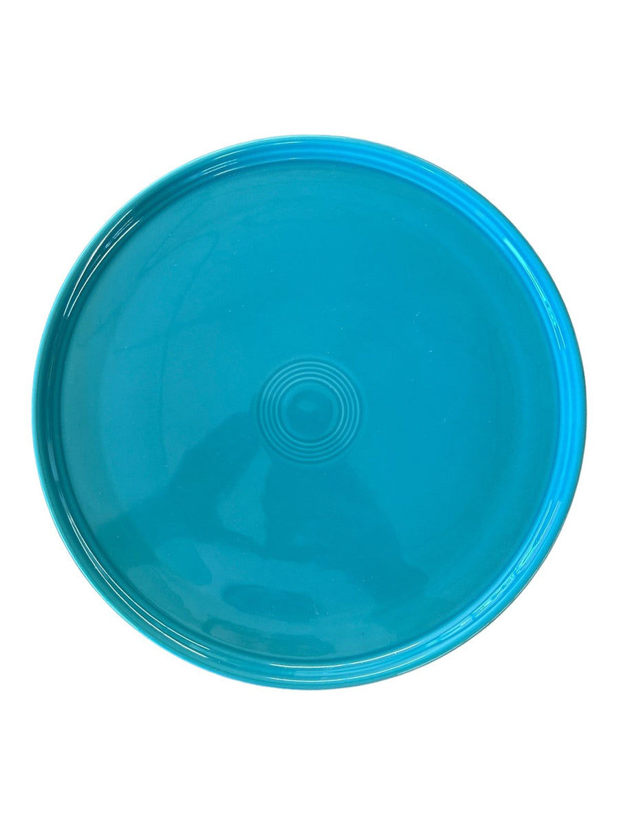 Fiesta - Turquoise Blue 12" Pizza Tray Baking Homer Laughlin Ceramic Med Kitchen