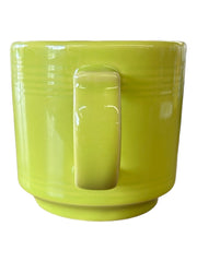 Fiesta - Lemongrass Green Stacking Mug Homer Laughlin Ceramic Coffee Cup Drink