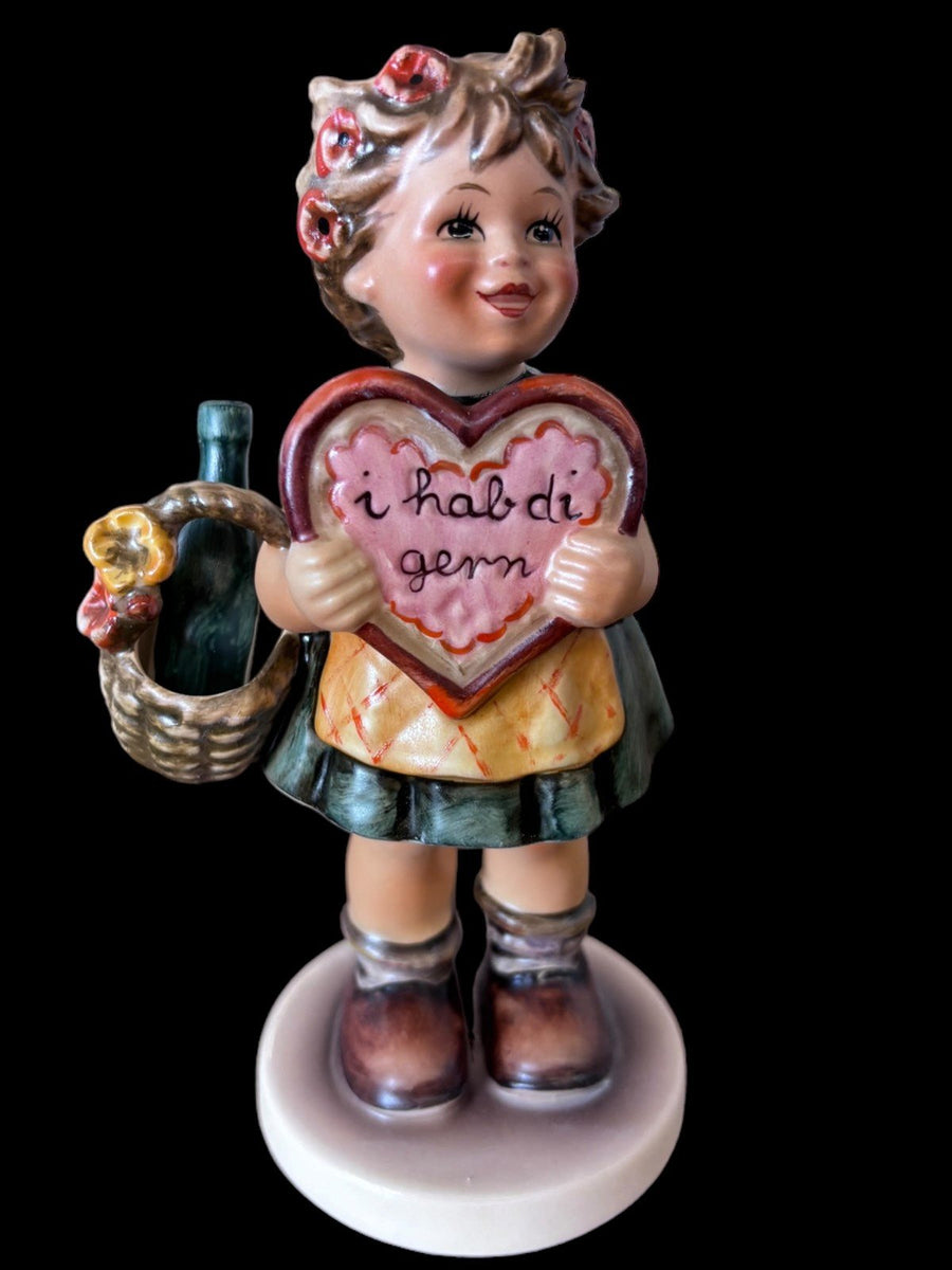 Hummel Figurine Exclusive Special Edition No. 1 Vintage Valentine Girl