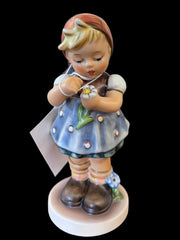 Hummel Figurine Exclusive Special Edition No. 5 Vintage Daisies Don't Tell