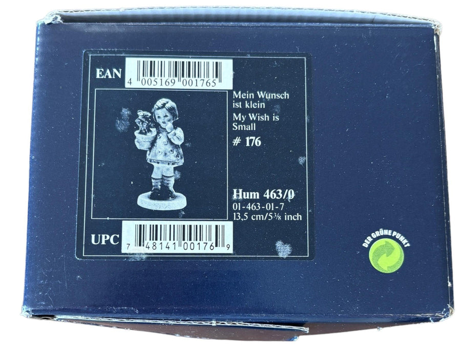 Goebel Figurine Exclusive Edition 1992/93 #176 Vintage Hummel My Wish is Small