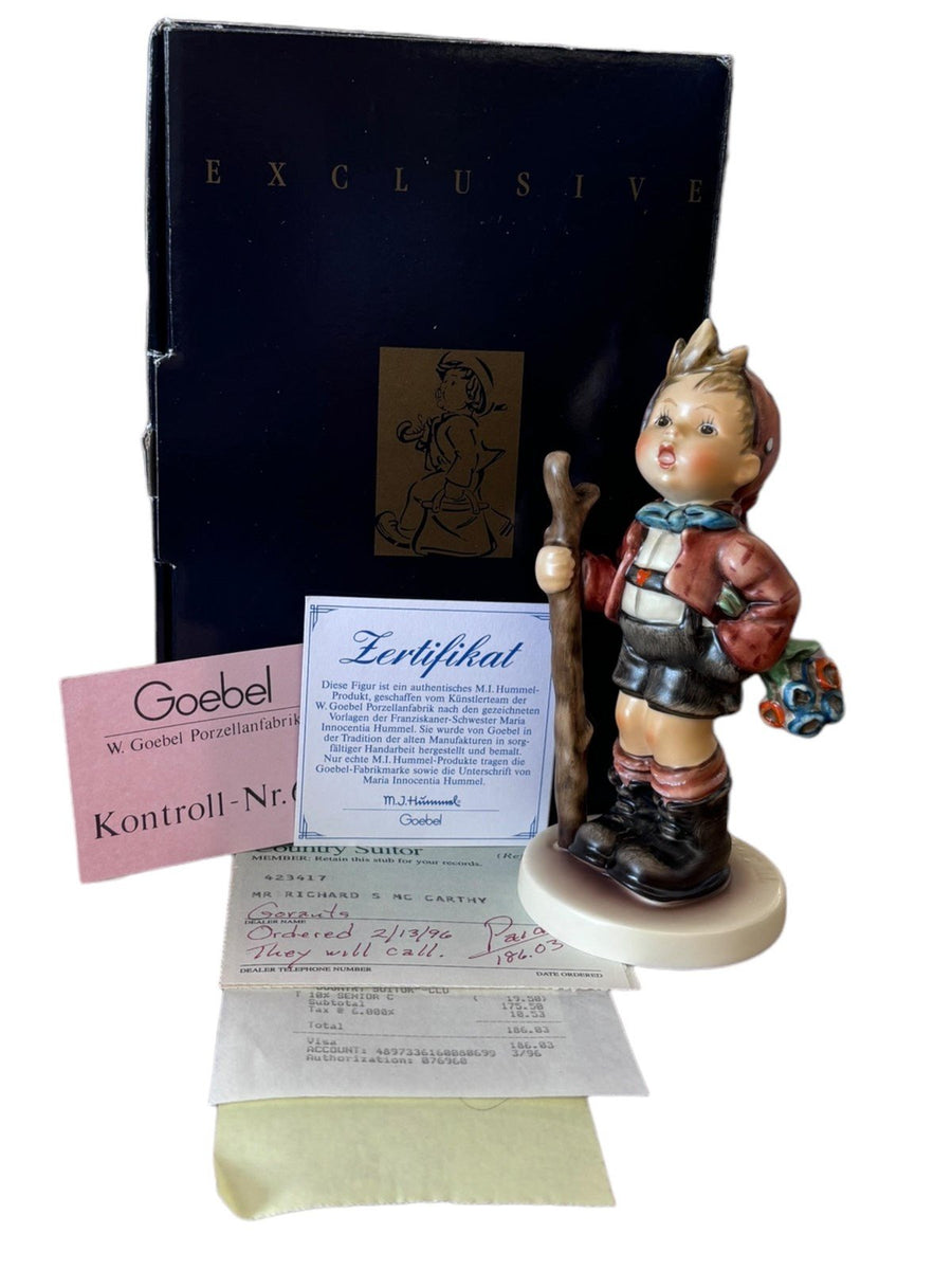 Goebel Figurine Exclusive Edition 1995/96 #760 Vintage Hummel Country Suitor