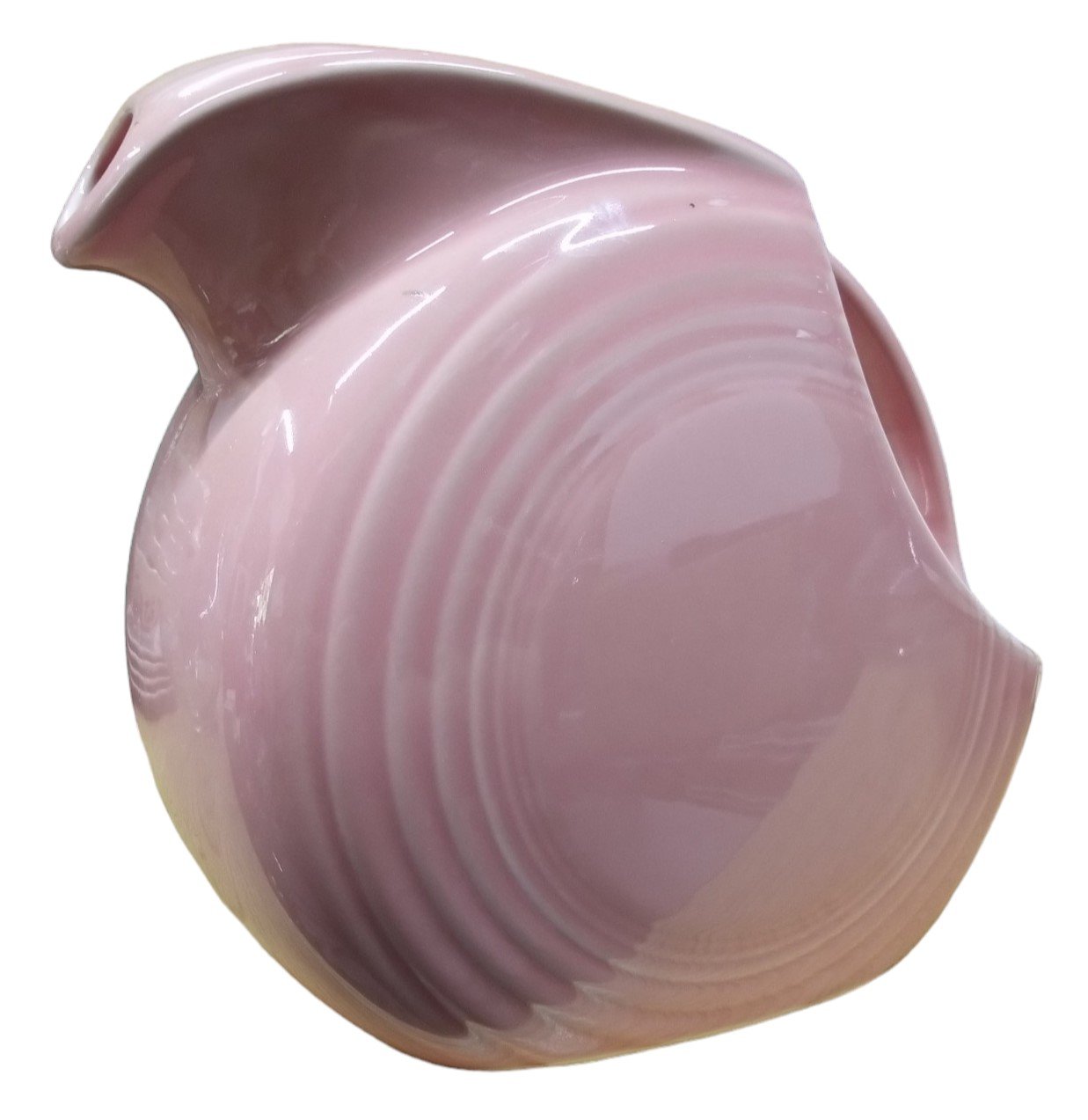 Fiesta - Rose Pink Large Disk Pitcher