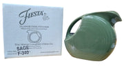 Fiesta - Sage Green Large Disk Pitcher (Discontinued Color) Original Box