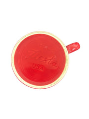 Fiesta - Scarlet Red Ring Handled Mug Ceramic Coffee Cup Homer Laughlin