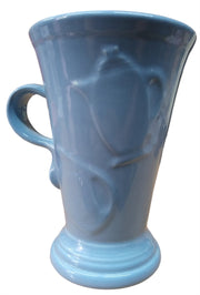 Fiesta - Periwinkle Blue Retired Pedestal Mug Homer Laughlin Ceramic Coffee Cup