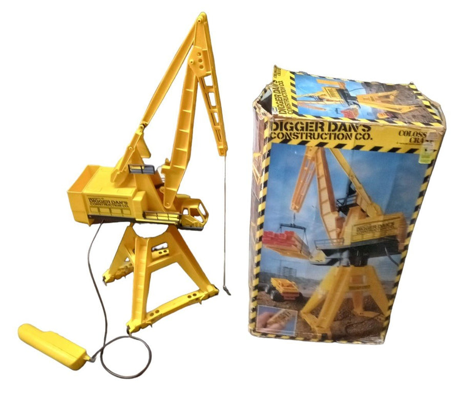 Digger Dan's Colossal Crane Revell Vintage Collectible Construction Toy