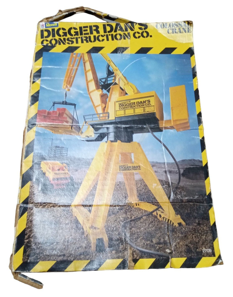 Digger Dan's Colossal Crane Revell Vintage Collectible Construction Toy