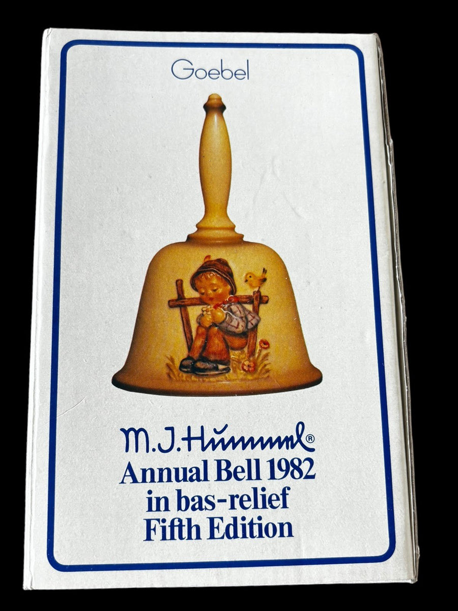 Goebel Annual Bell Bas-Relief 1982 Fifth Edition Vintage Hummel Handcrafted