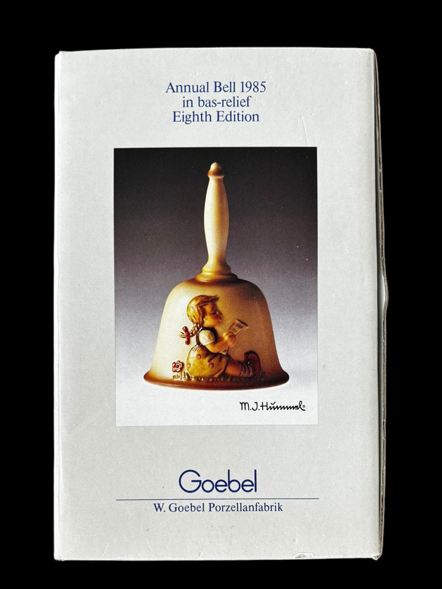 Goebel Annual Bell Bas-Relief 1985 Eighth Edition Vintage Hummel Handcrafted