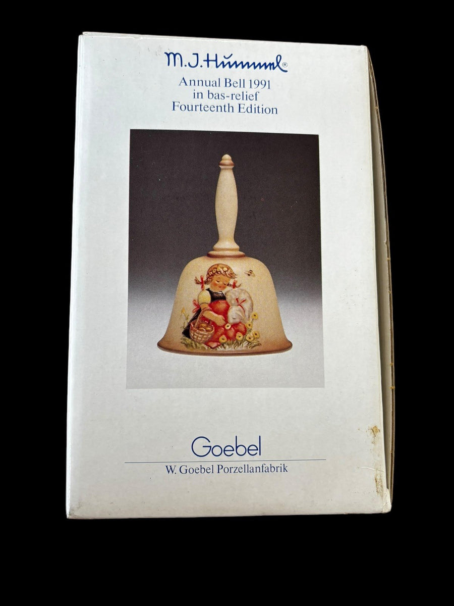 Goebel Annual Bell Bas-Relief 1991 Fourteenth Edition Vintage Hummel Handcrafted