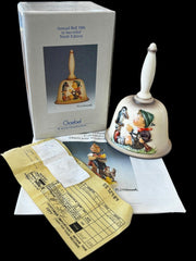 Goebel Annual Bell Bas-Relief 1986 Ninth Edition Vintage Hummel Handcrafted