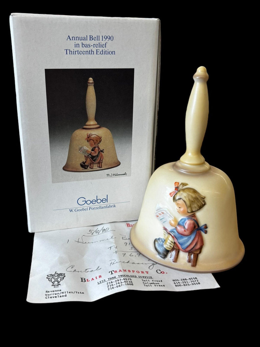Goebel Annual Bell Bas-Relief 1990 Thirteenth Edition Vintage Hummel Handcrafted