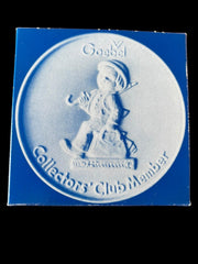 Goebel Antique Porcelain Medallion Vintage MI Hummel Club Set of 4
