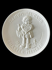 Goebel Antique Porcelain Medallion Vintage MI Hummel Club Set of 4
