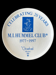 Goebel Antique Porcelain Medallion Vintage MI Hummel Club Set of 4