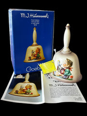 Goebel Annual Bell in Bas-Relief 1978 First Edition Vintage Hummel Handcrafted