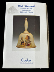 Goebel Annual Bell Bas-Relief 1992 Fifteenth Edition Vintage Hummel Handcrafted