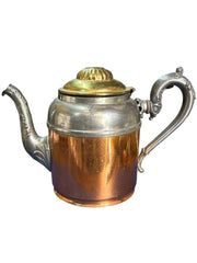 Manning Bowman & Co Copper Tea/Coffee Pot No. 3 Pat. Jan 24.1899