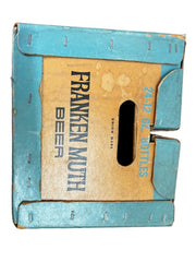 Franken Muth Beer Vintage Plastic Coated Cardboard Box Held 24 12 oz Bottles