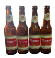 Empty Beer Bottles Antique Renner Golden Amber Beer Vintage 12 Oz. Lot of 4