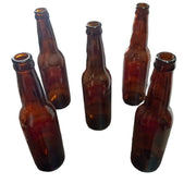 Empty Beer Bottles Antique Renner Golden Amber Beer Vintage 12 Oz. Lot of 5