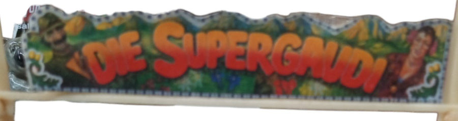 Die Supergaudie (Super Fun) Roller Coaster Vintage O Gauge Plastic As Is