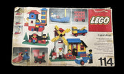 Lego Set Lot 4 Vintage Universal Building Sets 110 722 113 114 Mixed Duplo Toys