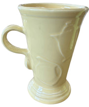Fiesta - Vintage Yellow Retired Pedestal Mug Homer Laughlin Ceramic Coffee Cup