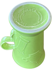 Fiesta - Chartreuse Green Retired Pedestal Mug Homer Laughlin Ceramic Coffee Cup