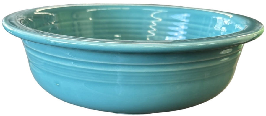 Fiesta -Turquoise Blue Large Bowl Homer Laughlin Ceramic Dish 1 Quart 40oz