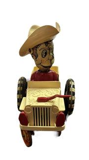 Marx Tin Toy Wind Up Sheriff Sam Vintage 1950s Litho Working