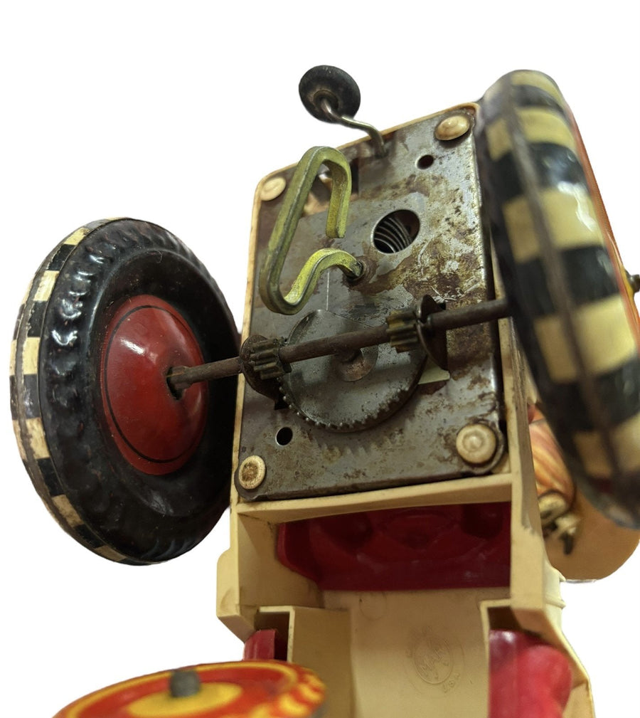 Marx Tin Toy Wind Up Sheriff Sam Vintage 1950s Litho Working