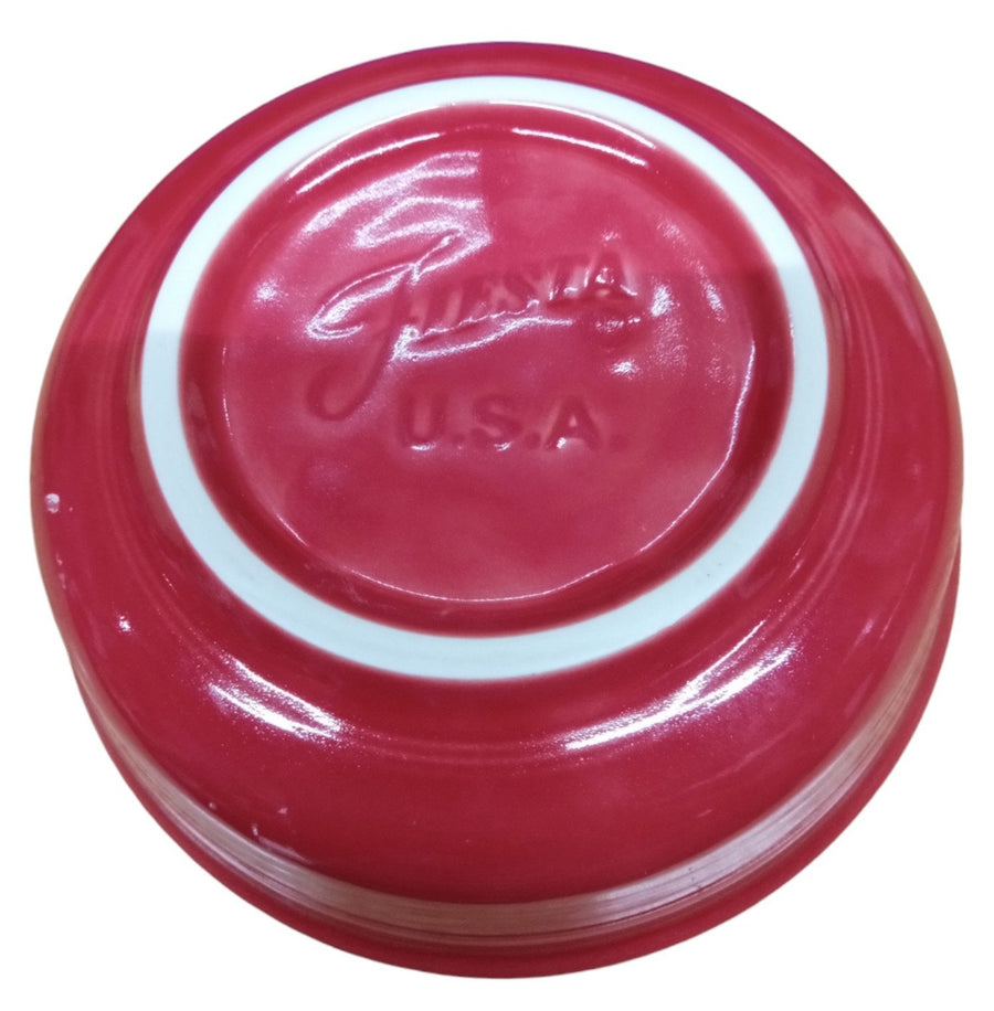 Fiesta - Scarlet Red Small Cereal Bowl Homer Laughlin Ceramic Dish 15oz