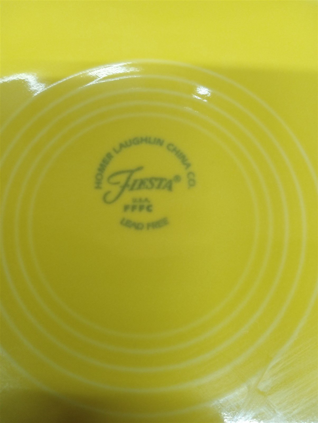 Fiesta - Sunflower Yellow Bistro Coupe Dinner Plate Homer Laughlin Ceramic