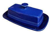 Fiesta - Twilight Blue XL Covered Butter Dish Homer Laughlin Ceramic Kitchenware