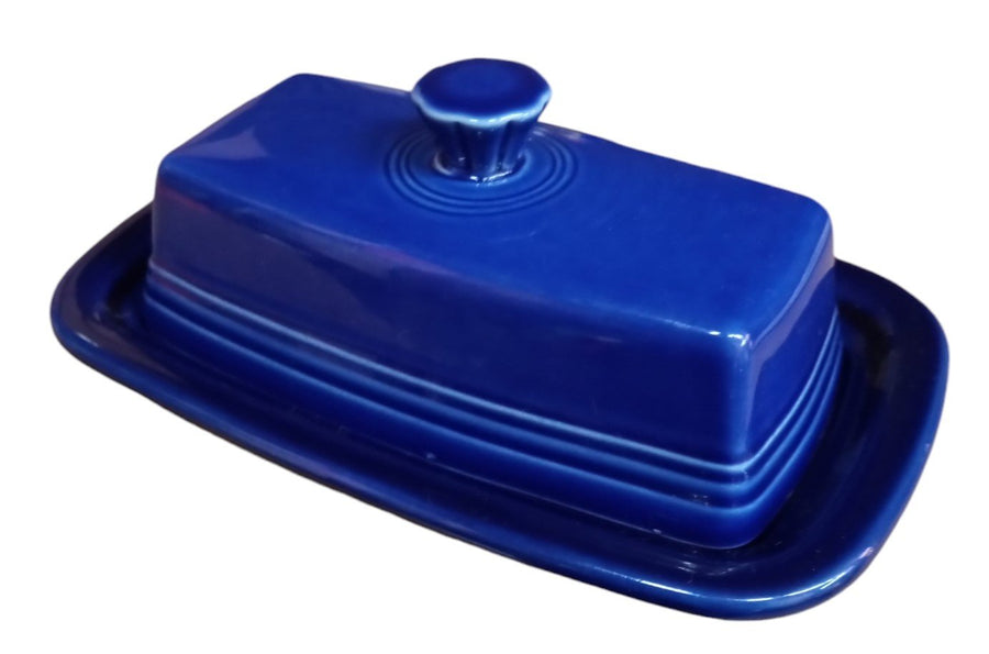 Fiesta - Twilight Blue XL Covered Butter Dish Homer Laughlin Ceramic Kitchenware