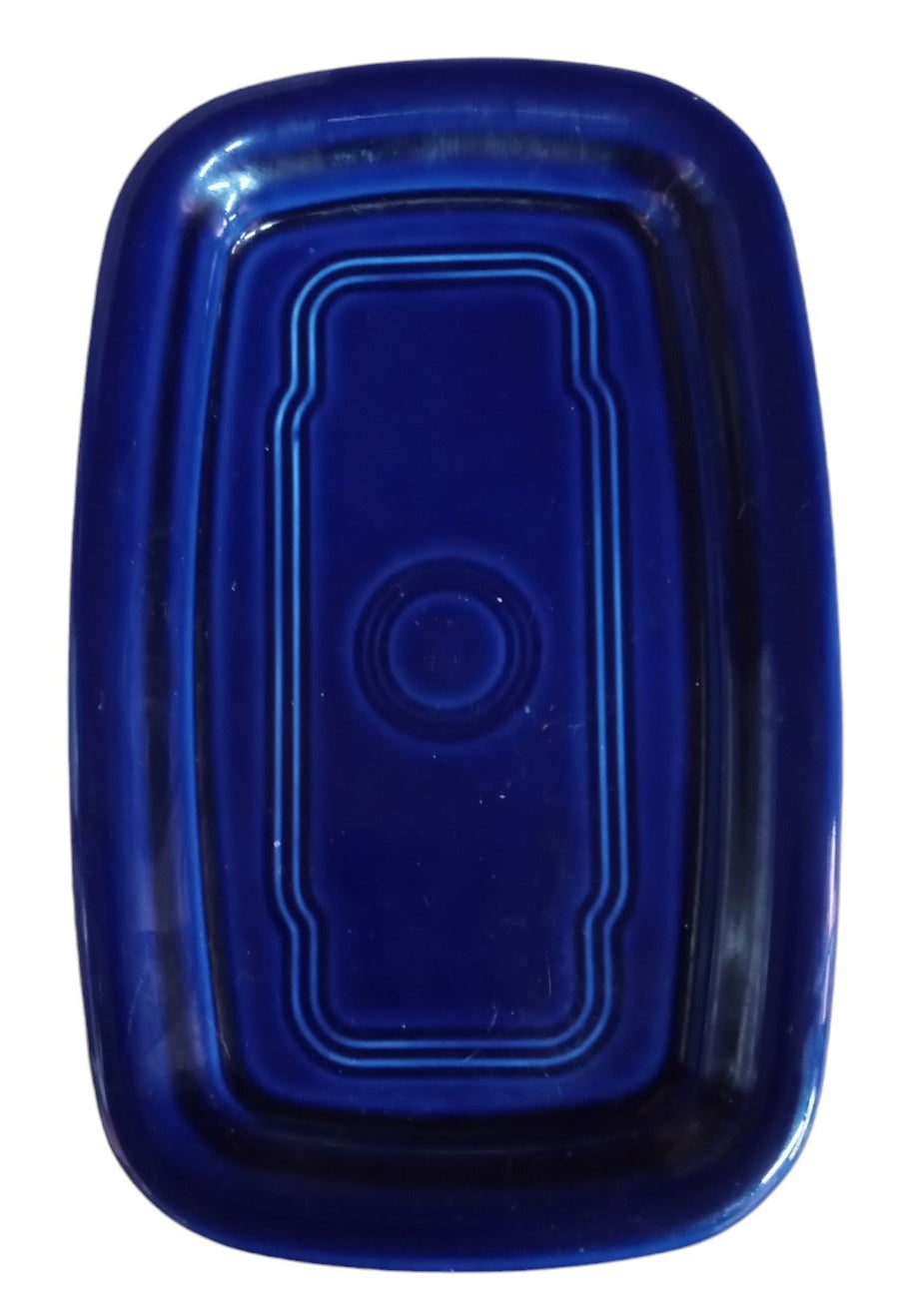 Fiesta - Twilight Blue XL Covered Butter Dish Homer Laughlin Ceramic Kitchenware