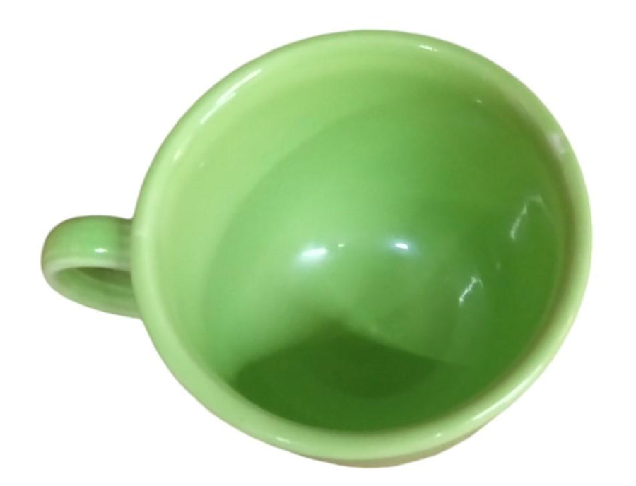 Fiesta - Chartreuse Green Teacup & Saucer Ceramic Homer Laughlin Tea Set Kitchen