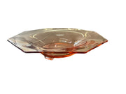 Cambridge Pink Depression Glass Decorative Bowl 13 Inches Wide