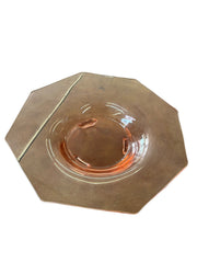 Cambridge Pink Depression Glass Decorative Bowl 13 Inches Wide