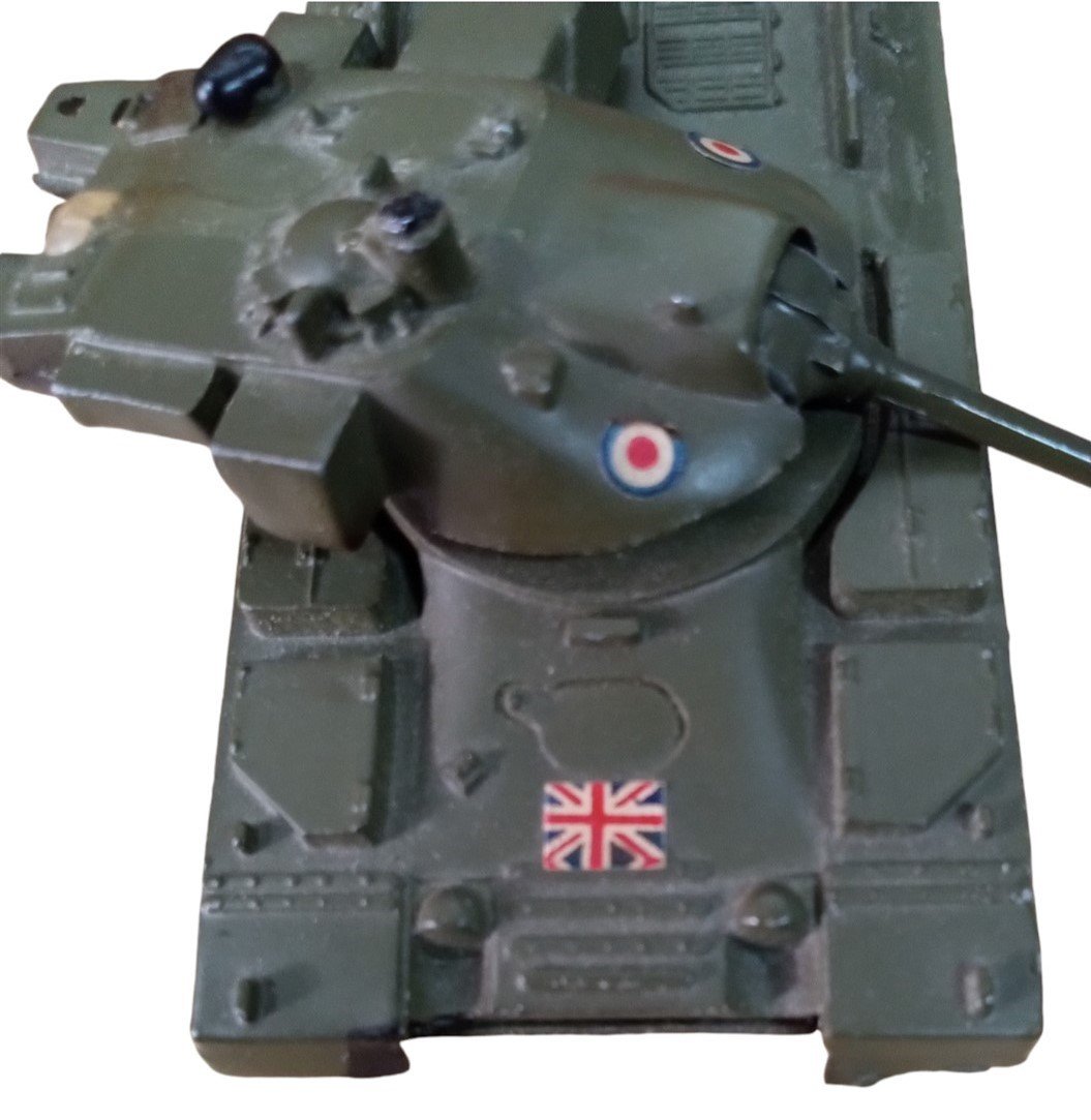 Chieftain British Tank Diecast Toy Vintage Collectible Nostalgic Military 1970s