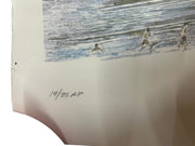 Keith Sandvig Signed Art Poster "Paradise Found." Handmade Collectible