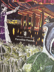 Keith Sandvig Signed Art Poster "Paradise Found." Handmade Collectible