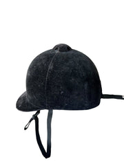 Cliff Barnsby Vintage Velvet Riding Helmet Size 6 1/2 Made in England